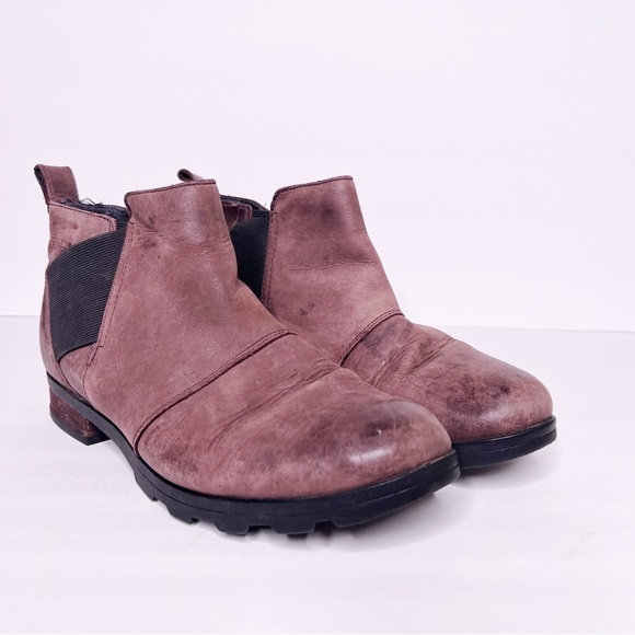 Sorel Emelie Waterproof Chelsea Boots Size 9.5 Women’s Winter Snow Boots Booties - Picture 2 of 6